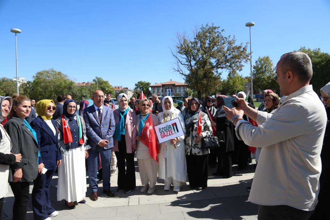 Gazze için sessiz çığlık Konya’da yankılandı 3